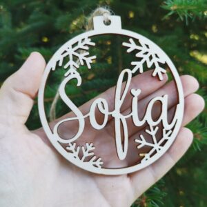 Personalized Laser Cut Christmas Decor