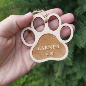 Personalized Dog's Christmas Ornament