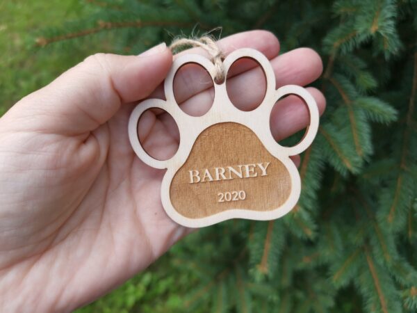 Personalized Dog's Christmas Ornament